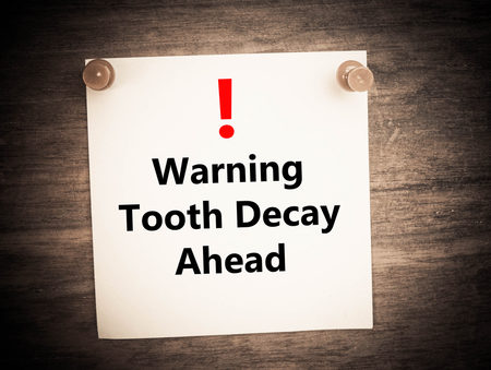 warning tooth decay